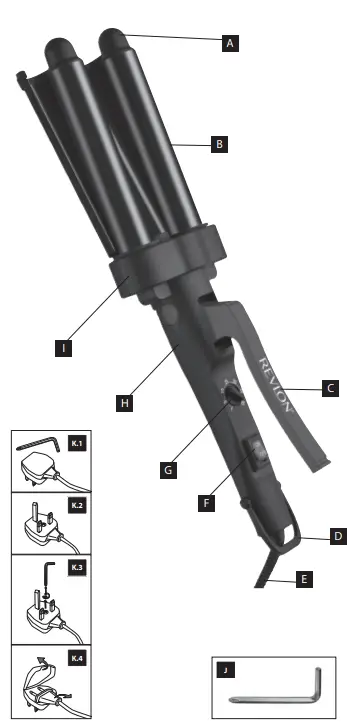 REVLON RVIR3056UKE Wave Master Jumbo Tong-1