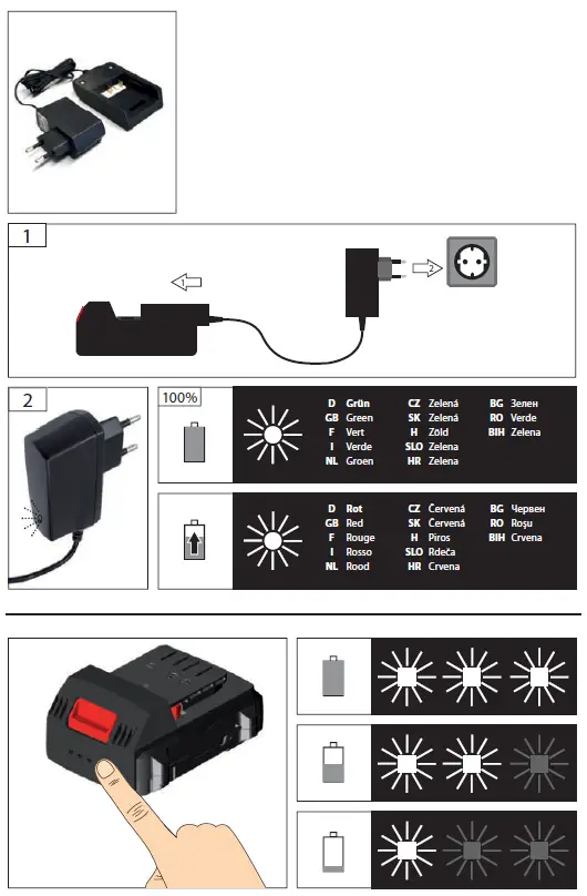 Gude 95790 Lithium Ion Battery fig 1