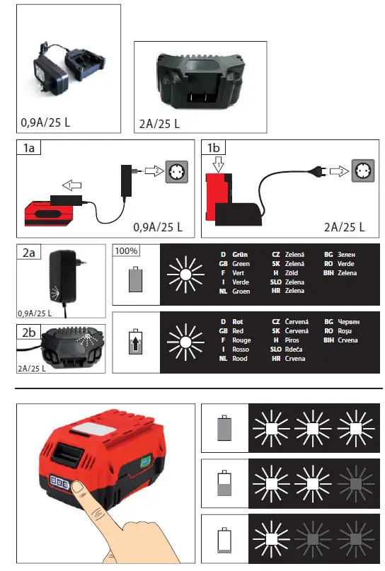 Gude 95790 Lithium Ion Battery fig 2