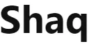 Shaq LOGO