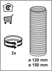 FRANKE TRENDLINE PLUS 70 Maris Urban Wall Hood A006