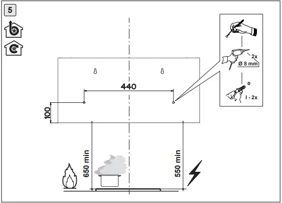 FRANKE TRENDLINE PLUS 70 Maris Urban Wall Hood B05
