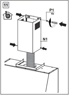 FRANKE TRENDLINE PLUS 70 Maris Urban Wall Hood B11