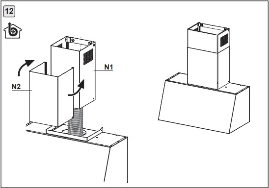 FRANKE TRENDLINE PLUS 70 Maris Urban Wall Hood B12