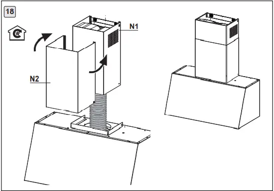FRANKE TRENDLINE PLUS 70 Maris Urban Wall Hood B18
