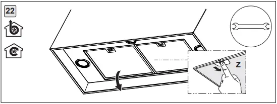 FRANKE TRENDLINE PLUS 70 Maris Urban Wall Hood B22