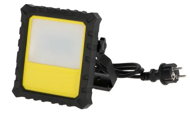 KERBL 345605 Mobile LED Battery Spotlight WorkFire Pro