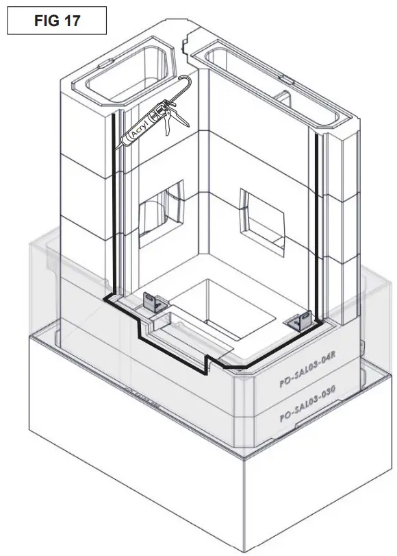 Nordpeis Salzburg C Basic Heat Retaining Fire with Angled Glass - Figure 19