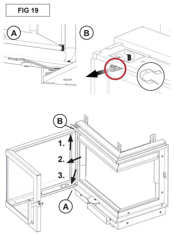 Nordpeis Salzburg C Basic Heat Retaining Fire with Angled Glass - Figure 21