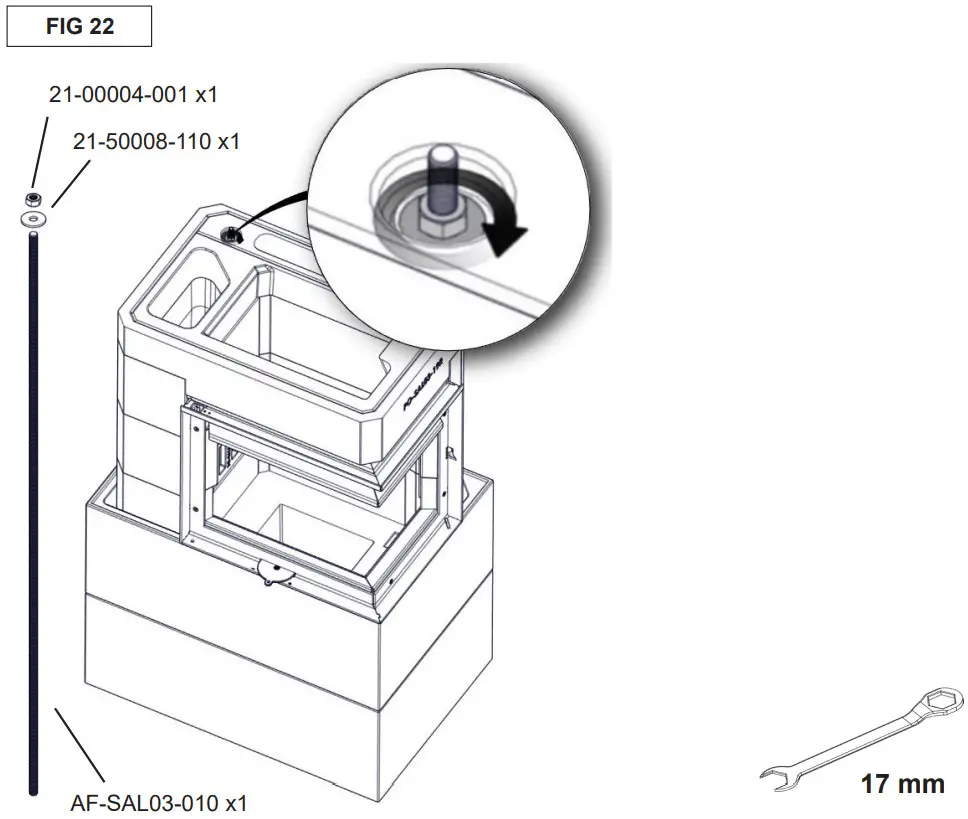 Nordpeis Salzburg C Basic Heat Retaining Fire with Angled Glass - Figure 25