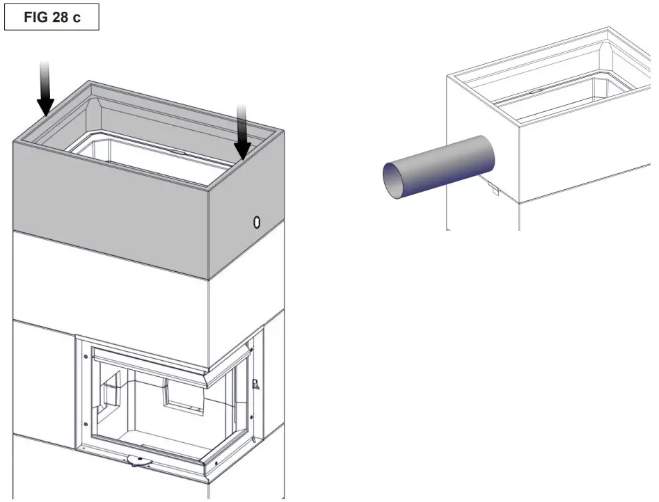 Nordpeis Salzburg C Basic Heat Retaining Fire with Angled Glass - Figure 36