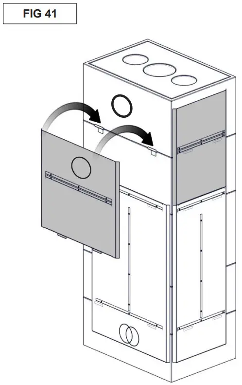 Nordpeis Salzburg C Basic Heat Retaining Fire with Angled Glass - Figure 51