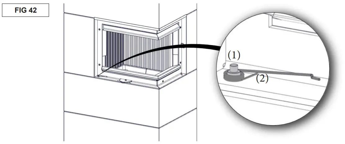 Nordpeis Salzburg C Basic Heat Retaining Fire with Angled Glass - Figure 52