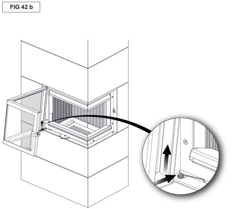 Nordpeis Salzburg C Basic Heat Retaining Fire with Angled Glass - Figure 54