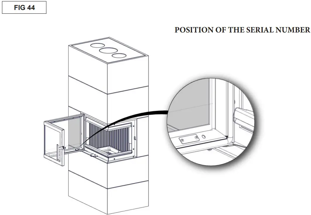 Nordpeis Salzburg C Basic Heat Retaining Fire with Angled Glass - Figure 57