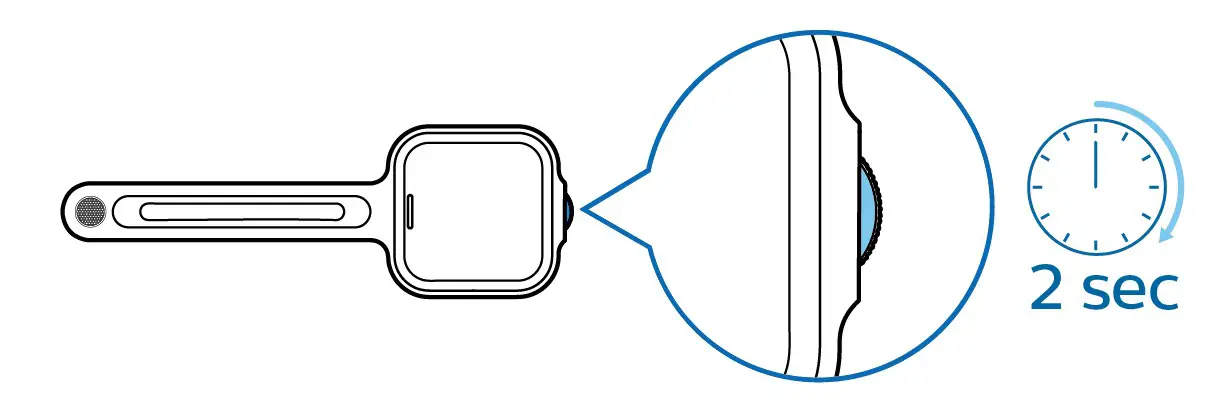 Philips AirBridge (ACC4100 - Headset button 1
