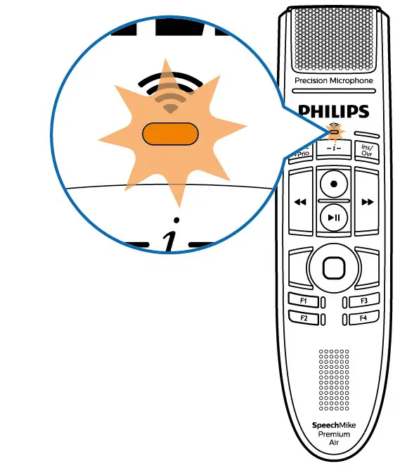 Philips AirBridge (ACC4100 - SpeechMike headset starts to