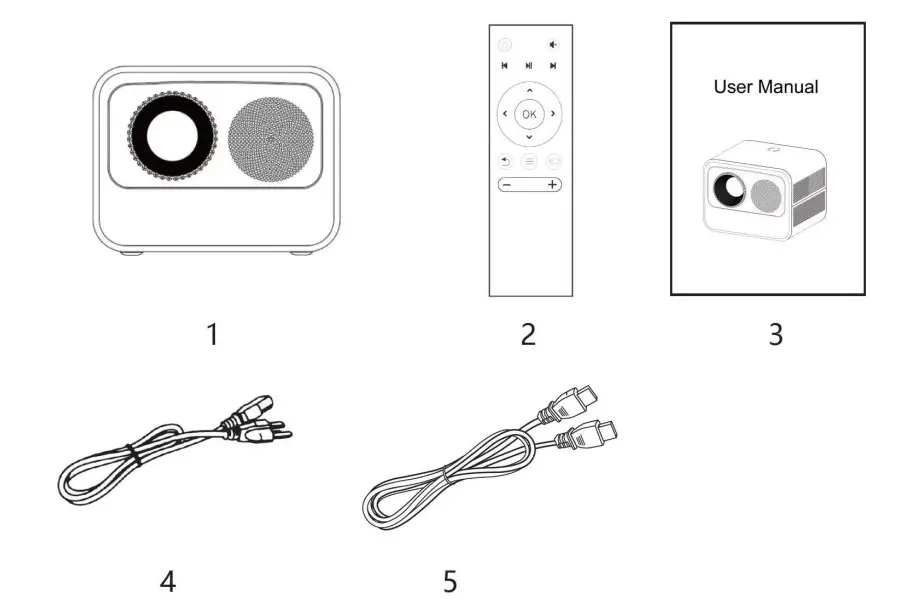 JOMEE Smart Mini Projector-1