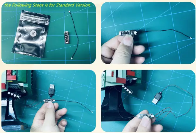 GAME OF BRICKS 75277 Light Kit for Boba Fett Helmet-FIG12