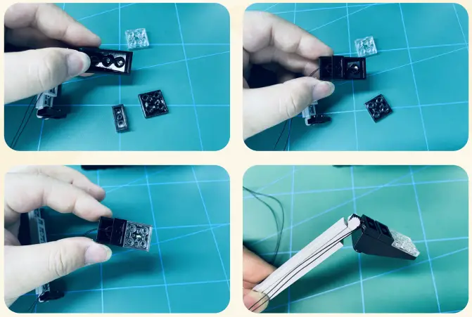 GAME OF BRICKS 75277 Light Kit for Boba Fett Helmet-FIG3