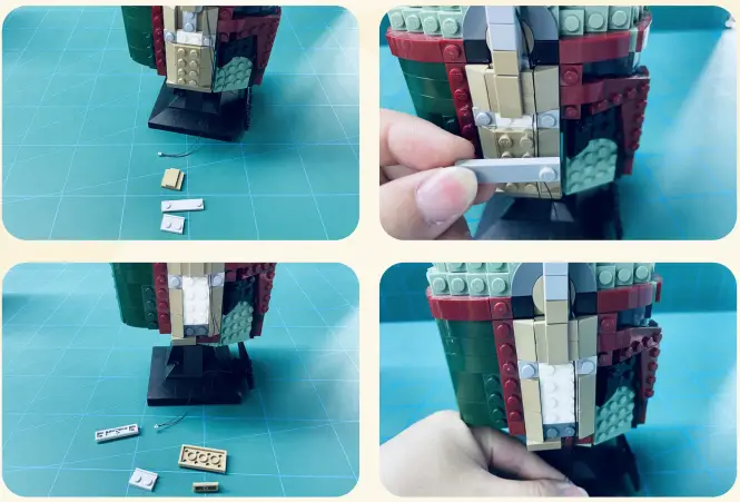 GAME OF BRICKS 75277 Light Kit for Boba Fett Helmet-FIG5