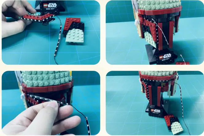 GAME OF BRICKS 75277 Light Kit for Boba Fett Helmet-FIG8