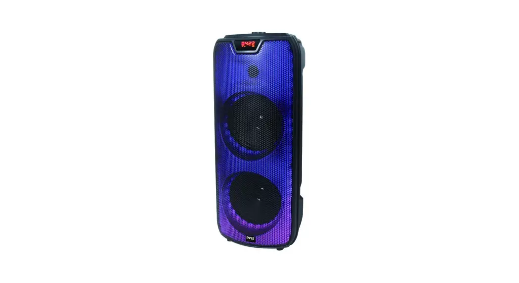 Pyle Phpd82a Dual 8-inch Wireless Bt Portable Pa Party Speaker User Guide