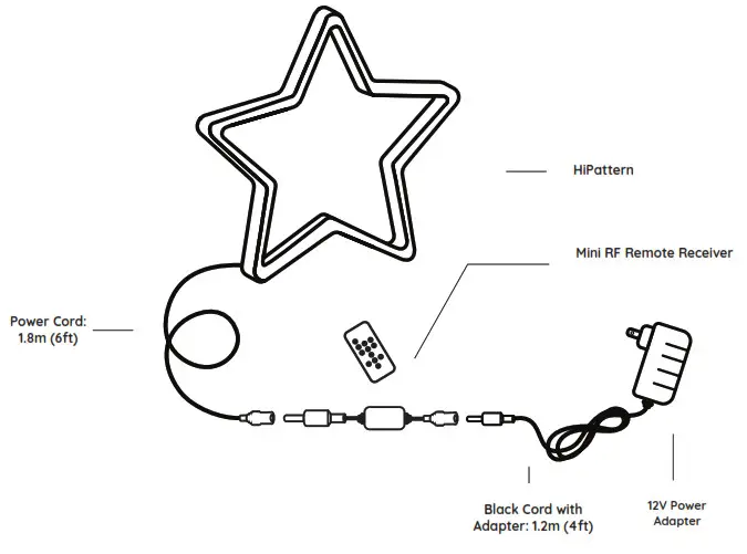 HINEON Hipattern Neon Sign