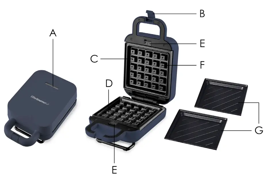 Elite-Gourmet-EWM1500BG-Electric-3-in-1-Nonstick-1-Inch-Thick-Waffle-Fig-1