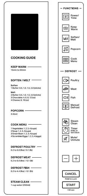 Whirlpool WMC30311LB Microwave Oven - fig 3
