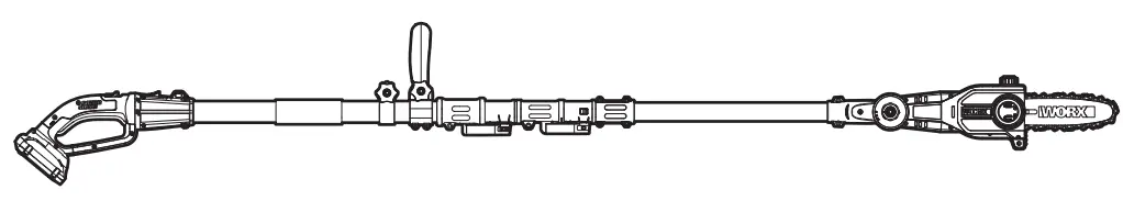 WORX WG349 20V Power Share 8 Cordless Pole Saw