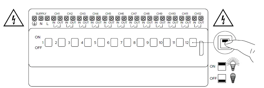 PHILIPS-DDRC1220FR-GL-12-Channel-Relay-Controller-FIG-10