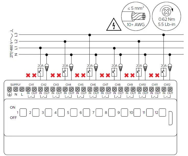 PHILIPS-DDRC1220FR-GL-12-Channel-Relay-Controller-FIG-6