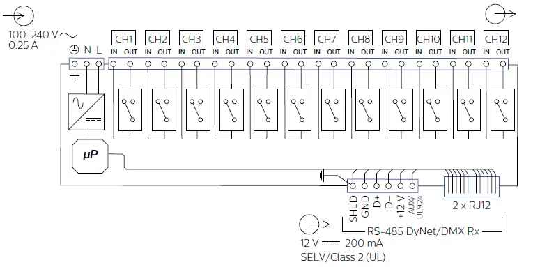 PHILIPS-DDRC1220FR-GL-12-Channel-Relay-Controller-FIG-9