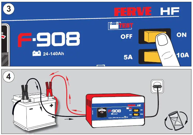 FERVE DUAL F-908 Battery Charger-7