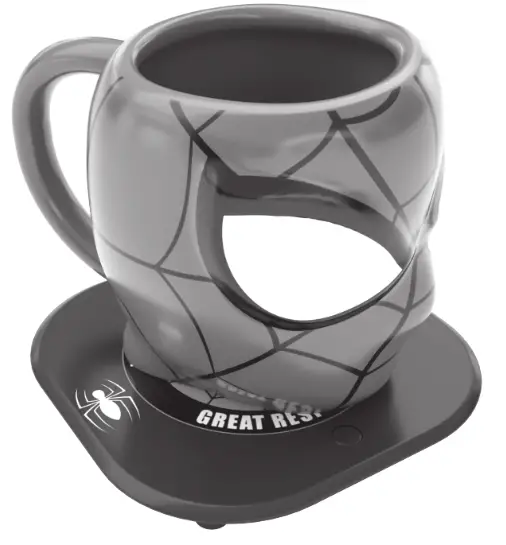 MW2 MVC SMC Marvel's Spider-Man Molded Single Cup Coffee Mug with Warmer