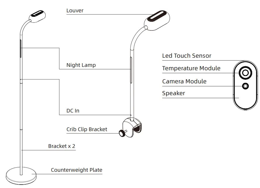 Cheego CCA3 F Smart Baby Monitor - fig 2