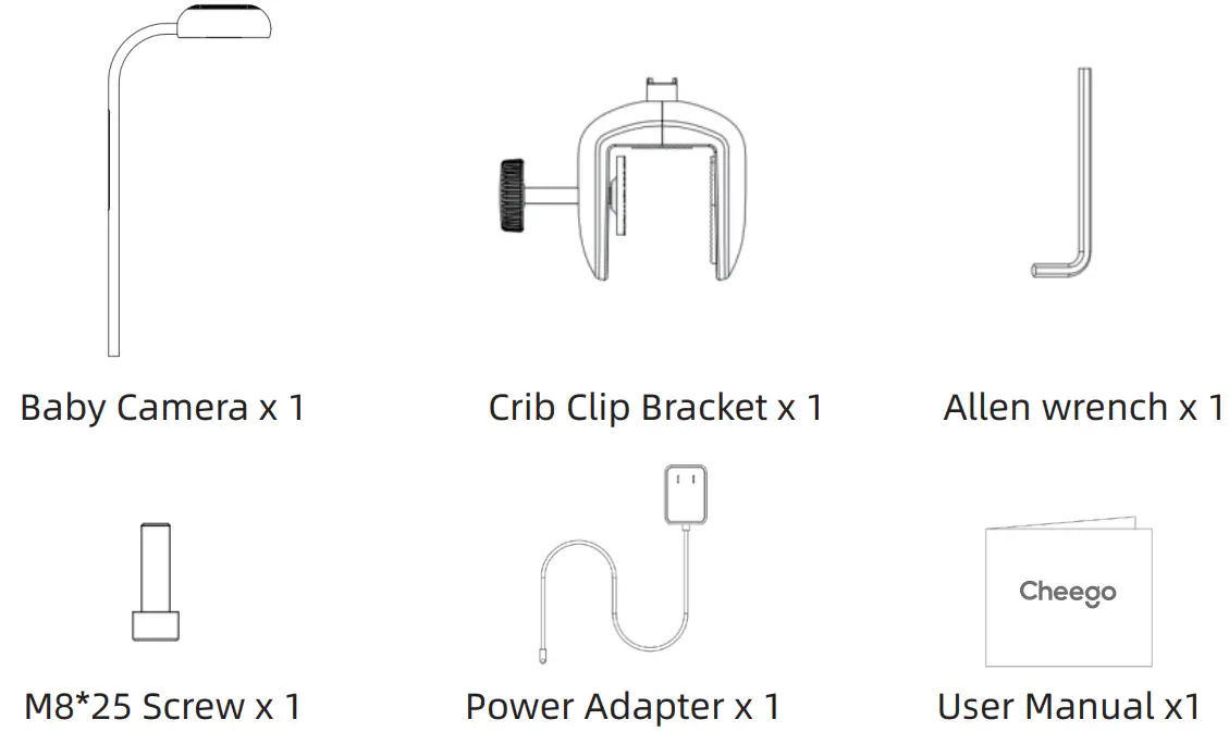 Cheego CCA3 F Smart Baby Monitor