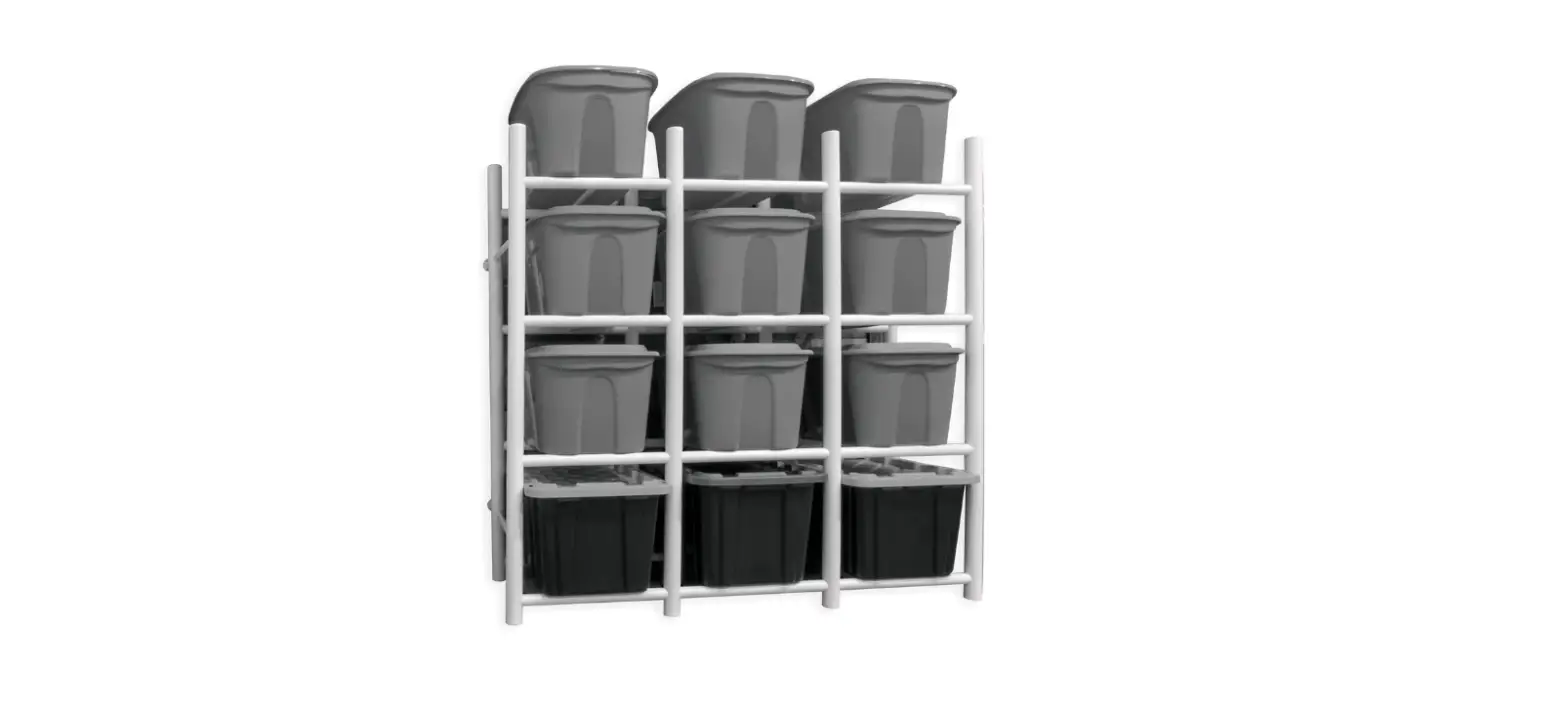 Proslat 65002 12 Tote Storage Rack Instruction Manual