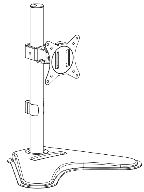 TOOQ DB1701TN-B Desk Stand for Screens 17 32 Inch