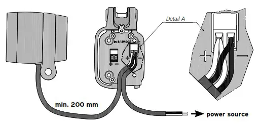 busch muller 365 LEVAL Cornering Light - Power supply LEVAL connection 1