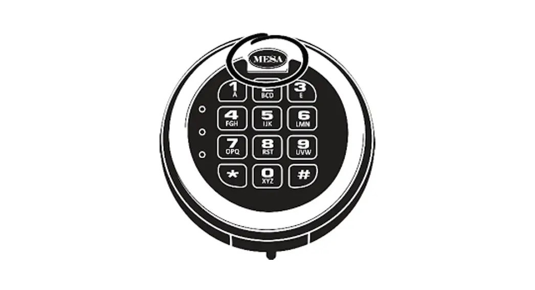 Mesa Electronic Lock Instruction Manual