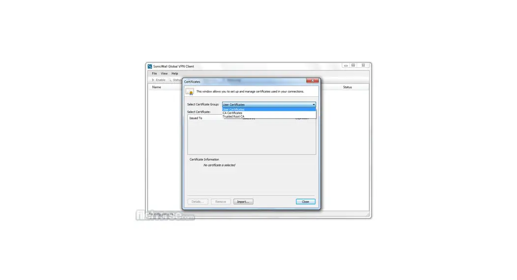 Sonicwall Global Vpn Client 4.10.7 January 2023 Instructions Sonicwall Global Vpn Client 4.10.7 January 2023 Instructions
