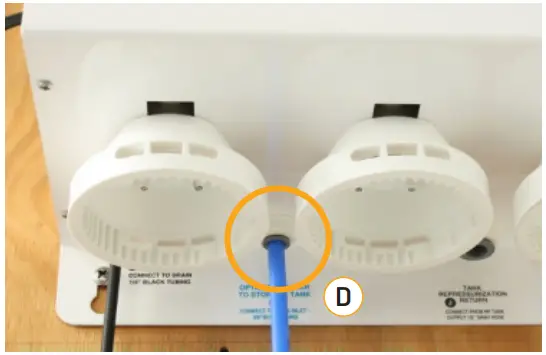 PENTAIR BWS350 Reverse Osmosis (Ro) System With Tank - Tank Connection