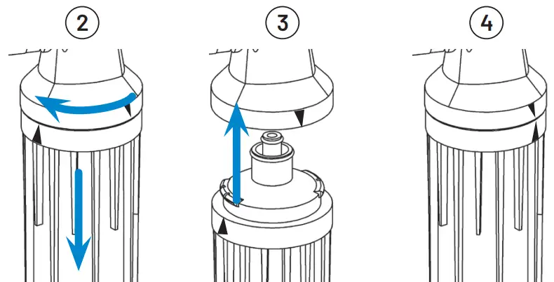 PENTAIR BWS350 Reverse Osmosis (Ro) System With Tank - always face forward