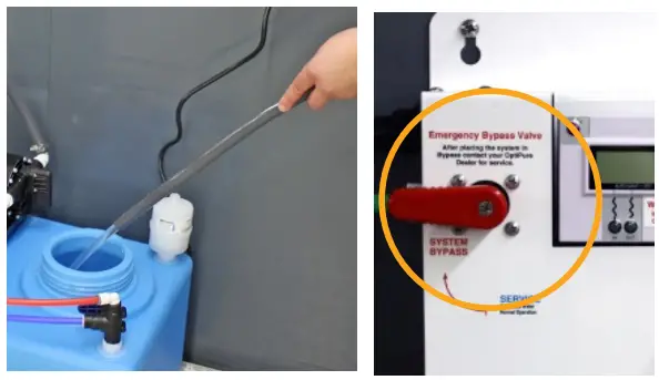 PENTAIR BWS350 Reverse Osmosis (Ro) System With Tank - emergency bypass