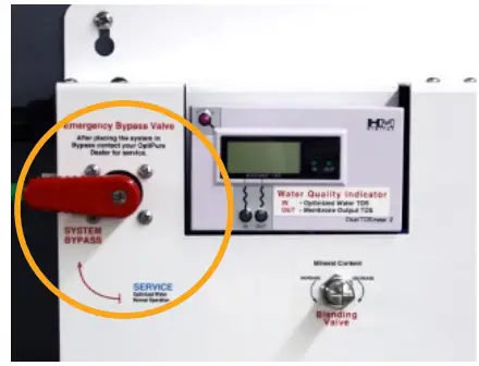 PENTAIR BWS350 Reverse Osmosis (Ro) System With Tank - flush until