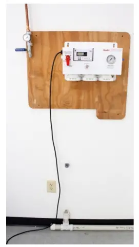 PENTAIR BWS350 Reverse Osmosis (Ro) System With Tank - lower keyhole