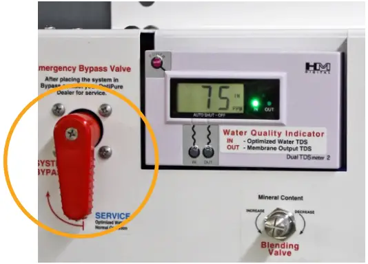 PENTAIR BWS350 Reverse Osmosis (Ro) System With Tank - normal operation