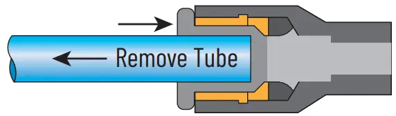 PENTAIR BWS350 Reverse Osmosis (Ro) System With Tank - pull the tube